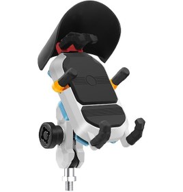 Resim Moveevo Motorcycle Telefon Tutucu Alüminyum Nylon 7.4-8.8cm Genişletilebilir 3.5-6.5 İnç 10mm Vida Kilitleme Zırhlı 