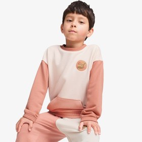 Resim Puma Classics Fc Crew Çocuk Pembe Sweatshirt 