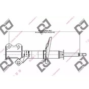 Resim AMORTISOR ON SAG Corolla Uyumlu AE92 87-92 DS1010GS DJPARTS 