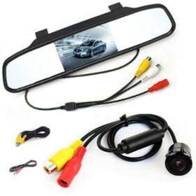 Resim wondex 4.3 Inç Ayna Monitör + Geri Vites Kamerası Hediyeli - Kayıtsız 