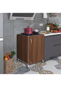 Resim Kenzlife ocak dolabı benek cvz 85*60*56 hazır mutfak ankastre gömme ocak için arkalıksız 