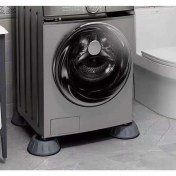 Resim Pro İthalat Çamaşır Makinesi Kayma ve Titreşim Engelleyici - Gürültü Emici Aparatlar 4 Lü Set 
