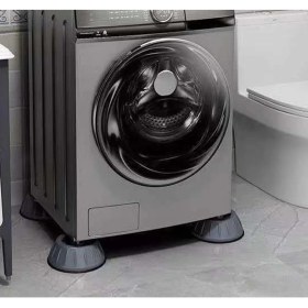 Resim Pro İthalat Çamaşır Makinesi Kayma ve Titreşim Engelleyici - Gürültü Emici Aparatlar 4 Lü Set 