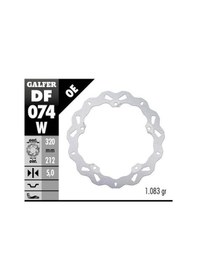 Resim Honda Nc 700 Dc Integra Ön Fren Diski 320 Mm 2012-2013 Galfer Dalgalı Sabit Disk 