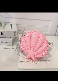 Resim EMKSHOP Silikon Deniz Kabuğu Model Çocuk Çantası 