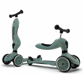 Resim Scoot And Ride Highwaykick 1 Oturaklı Çocuk Scooter Yeşil 160629 