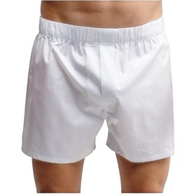 Resim The Don Beyaz Çizgili Exclusive Yırtmaçlı Erkek Boxer 