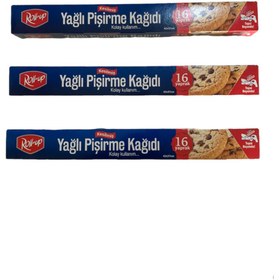 Resim Roll-Up Yağlı Pişirme Kağıdı 16 Yaprak 3’lü Kutu Set 
