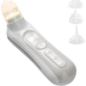 Resim Ruicoo Bebekler İçin 5 Seviyeli Şarj Edilebilir Elektrikli Burun Aspiratörü - Usb Şarj, 3 Uçlu, Saklama Kutusu 