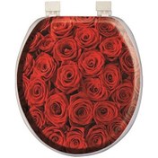 Resim Softy Classic Desenli Yumuşak Klozet Kapağı 3572 Beyaz 
