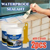 Resim Su geçirmez mühürleme - 300Ml - Şeffaf su geçirmez kaplama su bazlı görünmez ajan, su geçirmez yapıştırıcıların su sızıntılarını onarmak için kullanılır, iç ve dış mekanlar için uygun su geçirmez kaplamalar, çitler, duvarlar, bahçeler, teraslar için tasarlanmıştır, iç ve dış mekanlar için uygun, uygulama araçları ile birlikte gelir. Kuru yama sızıntı onarım aracı kiti. Bahçe bitki saksıları için su geçirmez mühürleme. Sabit değiştirme soğutma fief köpük. Oh Yavaş genişleme köpük yama Ex-Term-T 