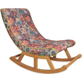 Resim Asedia Asedia Miskin Naturel Retro Sallanan Sandalye Dinlenme Koltuğu 