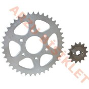 Resim Bajaj Pulsar 200 Ns Ön Arka Dişli Seti Monero Ön 14 Arka 40 