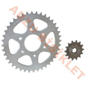 Resim Bajaj Pulsar 200 Ns Ön Arka Dişli Seti Monero Ön 14 Arka 40 