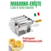 Resim ModaCar Makarna Makinası Erişte Makarna Kesici Erişte Makinası 304 Paslanmaz Çelik 