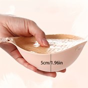 Resim 1 Çift Ayarlanabilir Kayışlı 5 cm Kalınlaştırılmış İtme Yapıştırıcı Göğüs Pedleri - Sütyen ve Mayo için Yeniden Kullanılabilir Kaymaz Silikon Güçlendiriciler, Düğün, Yoga, Spor Salonu, Düğün Aksesuarları için Ter Geçirmez ve Dikişsiz Destek | Dikişsiz Tasarım | Ter Geçirmez Malzeme 