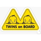 Resim TSC Arabada Bebek Var Sticker Oto Yapıştırma Etiket 18CM MD22 