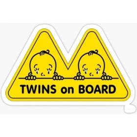 Resim TSC Arabada Bebek Var Sticker Oto Yapıştırma Etiket 18CM MD22 