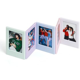 Resim Fujifilm Instax Mini Film Uyumlu Mıknatıslı Yeşil Fotoğraf Çerçevesi 