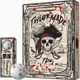 Resim TP5 pix Pirates Golf Topu Özel Tasarım Premium Seri - Beyaz 