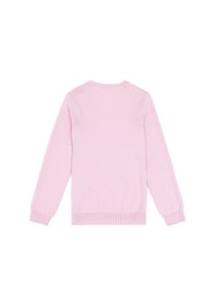 Resim U.S. Polo Assn. Kız Çocuk Pembe V Yaka Basic Kazak 50294198-VR041 