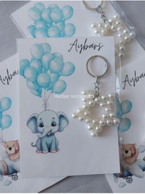 Resim Genel Markalar 10 Adet Inci Yıldız Anahtarlık/ Bebek Çocuk Hediyelik Doğum Günü Yenidoğan Hediyeliği 