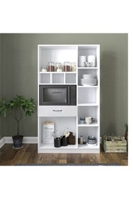 Resim Gökberk Modüler Mobilya Sistemleri Gökberk Gb-7200 Fırın Bölmeli 6 Kapaklı Çok Amaçlı Dolap 