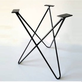 Resim Firkete Ayaktan Tasarlanmış Metal Masa Ayağı, Orta Sehpa Ayağı 