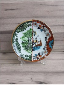 Resim Konyax Pasta Tabağı Set Porselen 6 Kişilik Hybrid6 Çok Renkli 