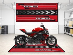 Resim DIAVEL İçin Tasarlanmış Motosiklet Matı - MM7169 - Standart / 260cm x 120cm 
