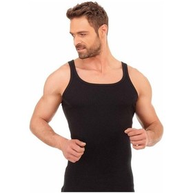Resim Berrak Erkek Beyaz Kaşkorse İnce Askı Fitilli Spor Atlet 001 