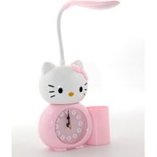 Resim Hello Kitty Masa Lambası Saat Ve Kalemlik 