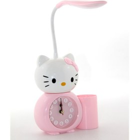 Resim Hello Kitty Masa Lambası Saat Ve Kalemlik 