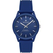 Resim Wesse WWG209303 Quartz Silikon Mavi 40 mm Erkek Kol Saati 
