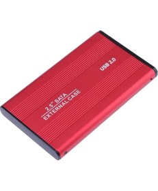 Resim Alfais 4299 2.5 Sata USB Harddisk Kutusu Kırmızı 