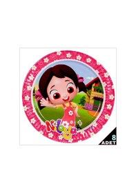 Resim Niloya Karton Tabak - 23Cm X 8 Adet 