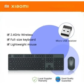 Resim Xiaomi Kablosuz Klavye Ve Fare Seti 3 Versiyon3 Wxjs03ym 2.4ghz Soft Keycap Lightweight 