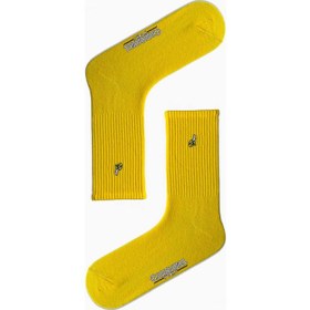 Resim Carnaval Socks Muz Nakışlı Sarı Renkli Spor Çorap 