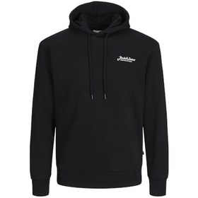 Resim Jack & Jones Jjbeau Siyah Erkek Sweatshirt 12268436 Siyah 