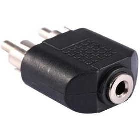 Resim Powermaster 3.5 Mm Stereo Dişi / 2 Rca Erkek Çevirici Jack 
