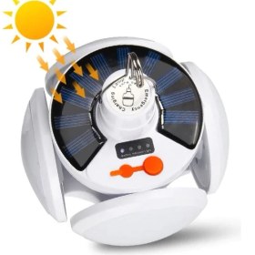 Resim Nemere Polizei P-038 Solar Güneş Enerji ve USB Sarjli 5 Kanatlı 