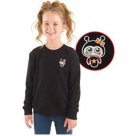 Resim Denokids Uğurböceği Kız Çocuk Sweatshirt Antrasit 