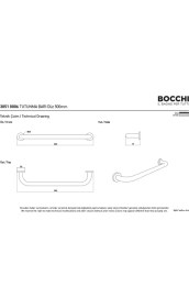 Resim Tutunma Barı Düz 500 mm 