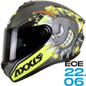 Resim Axxis DRAKEN S BOMBS A2 MAT GRAY KAPALI KASK 