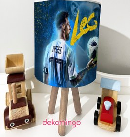 Resim dekomingo Lionel Messi Desenli Bebek Çocuk Odası Masaüstü Abajur 