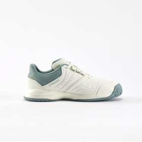 Resim Decathlon Çocuk Bağcıklı Tenis Ayakkabısı - Beyaz/kil Rengi - 35/39 Numara - Ts Strong Jr 