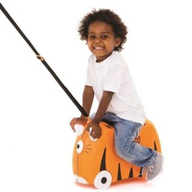 Resim Trunki Çocuk Bavulu Kaplan Tipu 