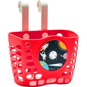 Resim Heugers Kinderbox Bisiklet Scooter Ön Sepet - Aletsiz Kurulum, Etiket Hediyeli, 19-22,2 mm Uyumlu 
