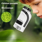 Resim 300x Büyüteç ve Zoom Özellikli - Taşınabilir Optik Zoom Mikroskop Çocuklar İçin, Pil Gerektirmez, Ayarlanabilir Odak ve Zoom Düğmesi, Dayanıklı ABS Yapı, Okul Mikroskobu, Şık Tasarım, Sağlam Yapı 
