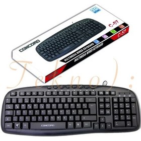 Resim Concord C-57 Usb Kablolu Multimedya Türkçe Q Klavye 